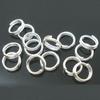 200 шт. 5, 6, 7, 8, 10, 12 мм, металлическое двойное кольцо, разделенное кольцо для прыжка, кольцо для прыжка, посеребренное