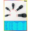 Universal Push-on Hose End Fittings Fuel Oil  0 45 90 180 Degree Cooler Hose AN4 AN6 AN8 AN10 AN12 Connection Adapter