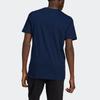 Adidas Футболка с линейным логотипом Originals, мужские топы, темно-синяя HB1817