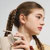 Серьги-кольца Dana Burton Petit Joy Blossom с цветами