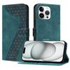 For iPhone 15 Pro Max Leather Case 7-Shaped Pattern Wallet Stand Shockproof Phone Cover
