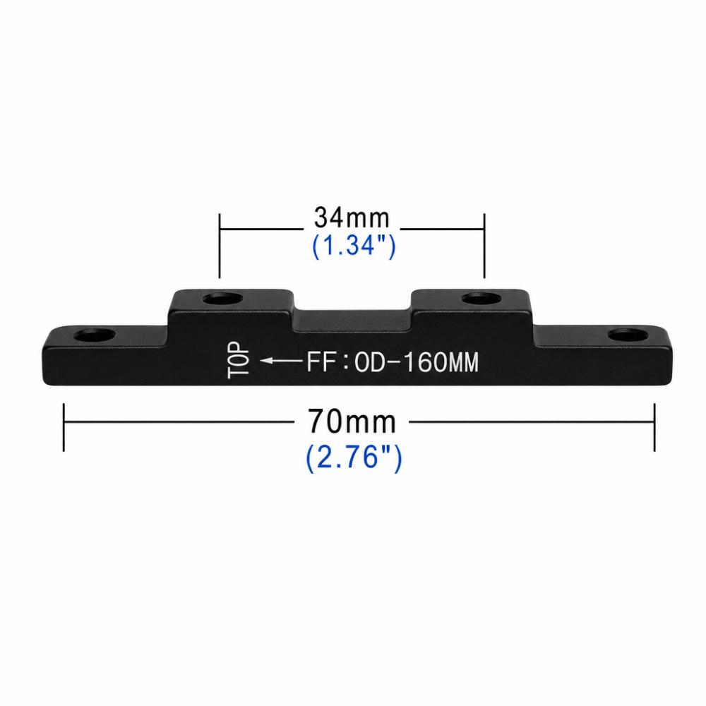 Aluminum Alloy Disc Brake Adaptor Flat Mount Bike Disc Brake Adapter for Mountain Bike