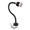 Round Magnetic Base Gooseneck Light Industrial LED CNC Machine Tool Lathe Work Lamp AC220V 3W