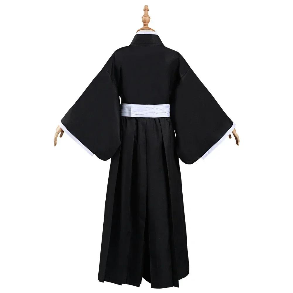 Halloween Bleach Kurosaki Ichigo / Kuchiki Rukia / Toushiro Toushirou Die Pa Cosplay Costume Outfits Black Suit Halloween