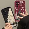 Чехол для телефона с рождественским узором для Samsung Galaxy A35 A14 A34 A24 A05 A05S A52 A32 A53 A33 S21 S20 FE S22 Plus Note 20 Ultra