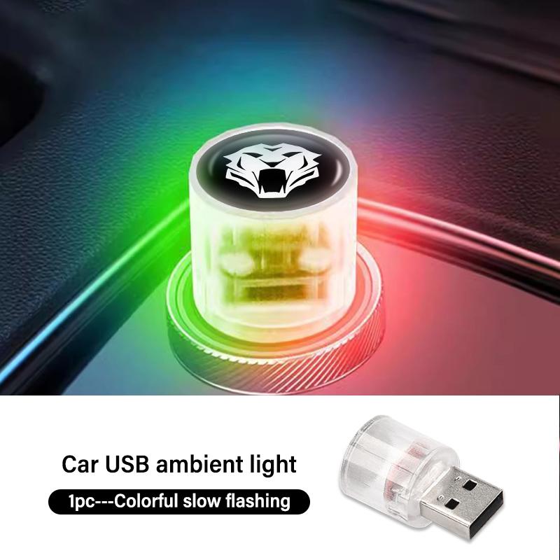 AZKSYT1 Mini USB LED Car Light Auto Interior Atmosphere Light Auto Colorful Lamp For KIA K1 Cerato Soul Venga Forte Spectra Sedona Niro