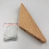 Wood Clothes Hanger Wall Mounted Coat Hook Decorative Key Holder Hat Scarf Handbag Storage Hanger Bathroom Rack HK-136