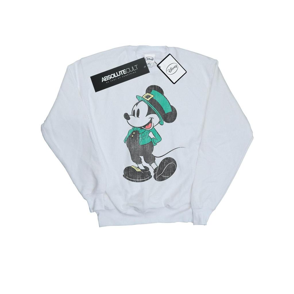 Disney Mens Mickey Mouse St Patrick Costume Sweatshirt