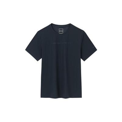 Champion All-Weather Series Letter Round Neck Pullover Футболка с коротким рукавом Мужские топы Night-Sea-Black 152330103-5