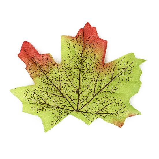 50 шт. искусственный кленовый лист реалистичная ткань осенние листья для дома и улицы Хэллоуин осень