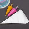 100 Pcs Pastry Bags Triangular Transparent Easy Icing And Cleaning Convenient Thickened Cake Decorating Bags