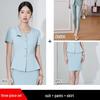 Professional Women's Short Sleeve Suit for Reception & Salon Staff