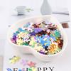 Sewing 10mm Sequins Flower Bead 350 Pcs DIY Craft Resin Paillette Flat Handmade