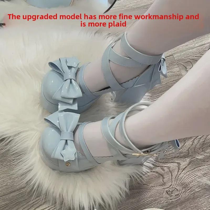 Туфли в стиле Лолиты Shao Luo Lo.li.ta с милой круглой головкой — стиль принцессы для юбок JK