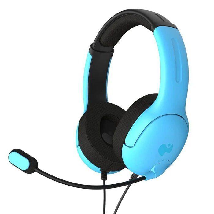 Casque Filaire - Airlite - Neptune Blue - Compatible PS4/PS5 - Microphone Boom - Arceau Circum-aural