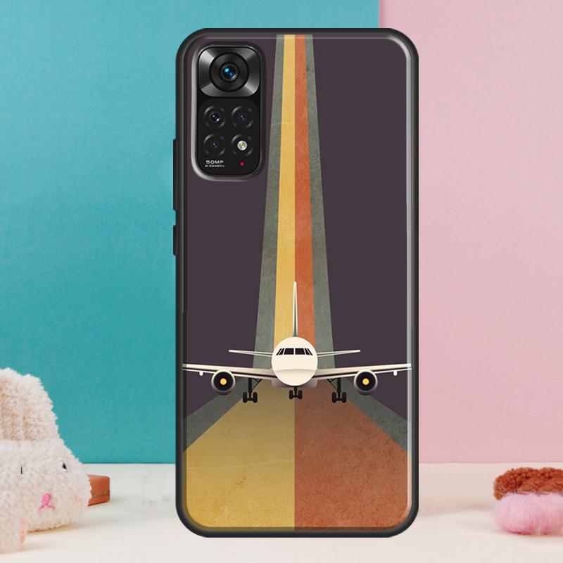 Дорожный чехол для самолета для Xiaomi Redmi Note 14 13 Pro 12 11 9 10 9S 10S 11S 12S Redmi 14C 13C 10C 12C Чехол