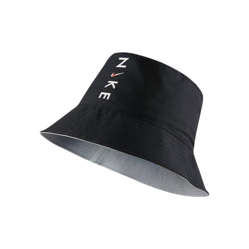 Nike Полиэстеровые панамы детские светло-серого/черного цвета повседневные CW5898-077