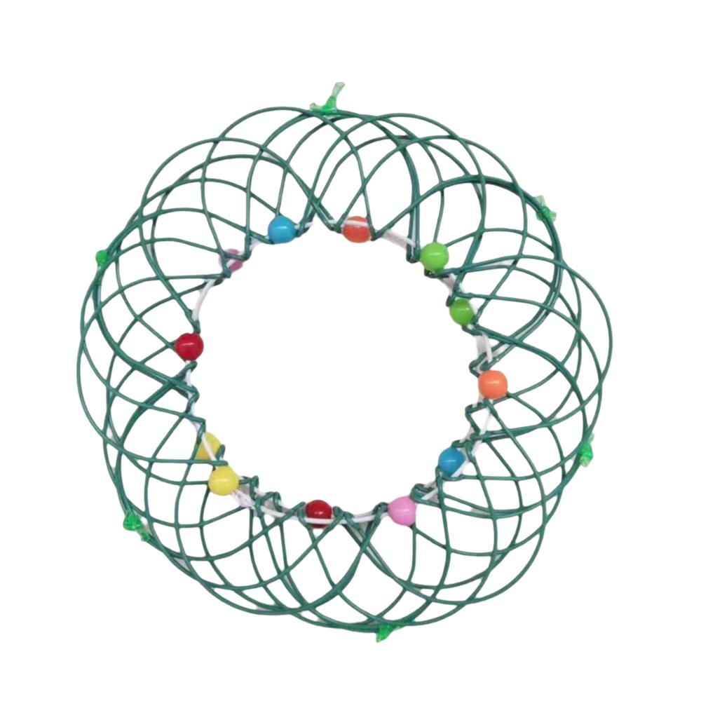 Меняет формы Волшебный Цветок Мандала Корзина для Цветов Волшебное Кольцо Игрушка Ручная Работа из Проволоки Креативные Игрушки для Пальцев