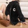 Lazy Wind Lamb Wool Coat Women's Winter New Loose Fleece Thickened Thermal Sweater Pajamas Coat