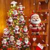 Christmas Santa Decoration Christmas Pendants Decoration Various Holiday Gifts Decoration Wooden Gifts.