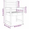 VidaXL Садовые стулья 2 шт. 60x48x91 см массив дугласии 824058