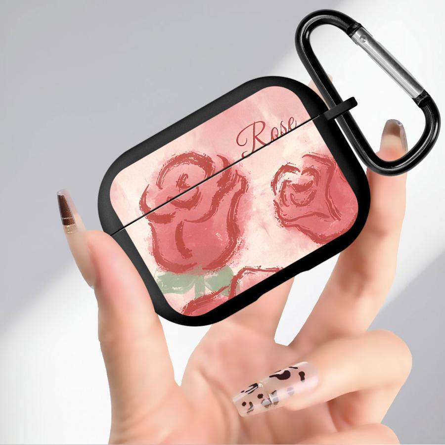 Цветочный Розовый Арт Чехол Для Airpods Pro3 4 1 2 Pro Pro2 3 Мягкие Чехлы-Крышки Для Наушников