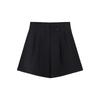 Suit Shorts Women's High Waist and Thin Loose Commuting Versatile New Small Wide-leg Ice Silk Five-point Pants