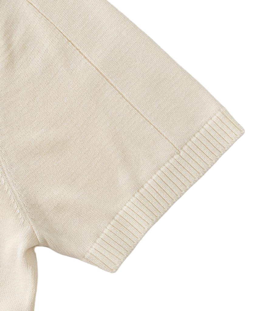 ANALOG MOOD Sepia Drop Short Sleeve Knit (Ivory)