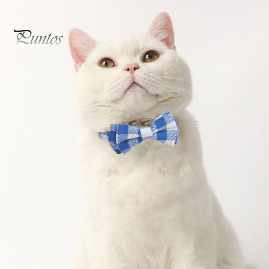 Британский клетчатый кошачий воротник, галстук-бабочка, отрывная ткань, ожерелье для домашних животных с медными колокольчиками, классический дизайн, шейный воротник для мальчиков и девочек, кошек, щенков, собак