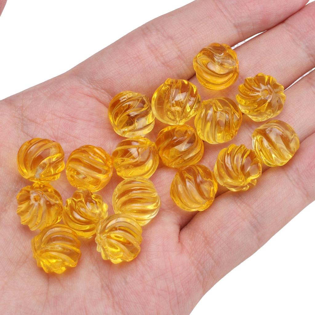 5 шт. Стеклянные бусины Ребристые Свободные Разделительные бусины для изготовления ювелирных изделий DIY Браслет Ожерелье