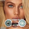Funsachy Korean 2pcs Colored Contact Lenses for Eyes Blue Lens Contact Lens Natural Look Color Lenses Eye Yearly Contact Lense