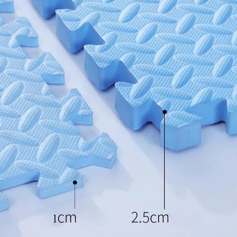 30X30cm 1/2.5cm Thick Interlock Puzzle Mat Children Activity Carpet Soft Non Slip Foam Floor Living Room Play Area 4/8 PCS