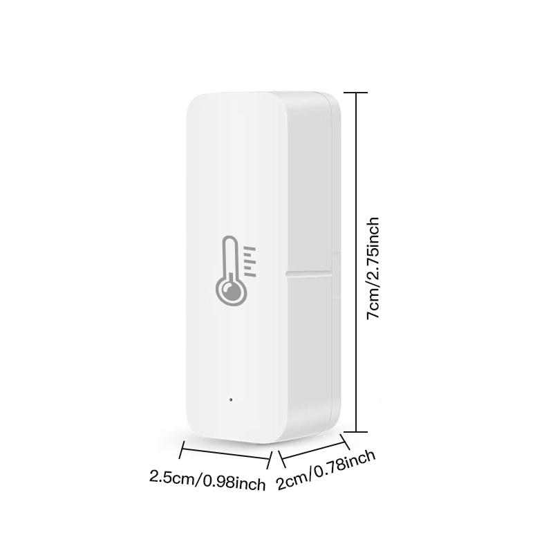 Датчик влажности и температуры Tuya Zigbee, домашний измеритель влажности, мониторинг влажности, голосовой помощник Alexa Google Home