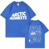 Arctic Monkeys Lyrics Limited Design Graphic T Shirts Мужские и женские модные рок-футболки большого размера Футболки Harajuku Trend