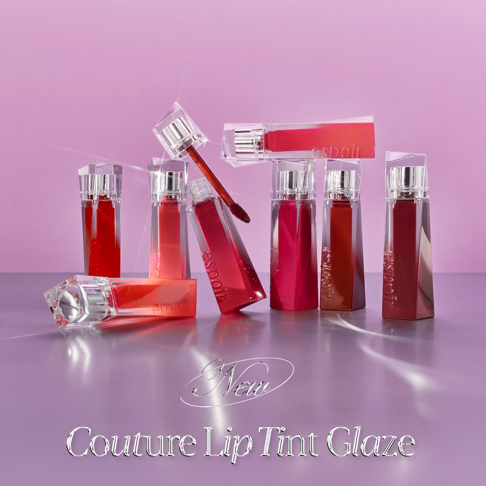 Espoir Couture Glaze Odd Coral Lip Tint Mucous Lip Plump Lip Yellow Spring Bright Tone Coral Lipstick Lasts Long Lasting Moisturizing Moist Lip Korean