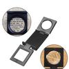 10X 28Mm Folding Magnifier Stand Loupe With Scale For Textile Optical Glass Tool