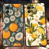 Чехол для телефона для Xiaomi Mi 17 Pro Max 15 14 13 12 11 Ultra 15T 14T 13T 12T Pro Lite Мягкий ТПУ Летний Свежий Фруктовый Принт с Лимонами