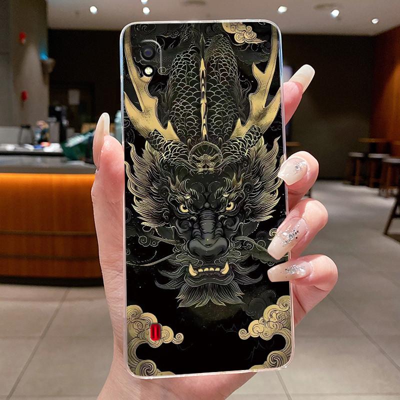 Casing For Samsung A10 SM-A105F Back Cover For Samsung Galaxy A10 Case Transparent Luxury Dragon Cute Cool Boys Girls Phone Case