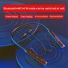 Беспроводные наушники Bluetooth 5.0 со светодиодным дисплеем питания гарнитуры с шейным ремешком Водонепроницаемые стереонаушники HiFi Спортивные наушники Поддержка TF-карты Режим FM-радио
