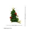 1pc Christmas Tree Hair Clip Flannel Y2K Style Cute Star-Shaped Hollow Out Design Festive Holiday Hair Accessory For Christmas Decor & Gift