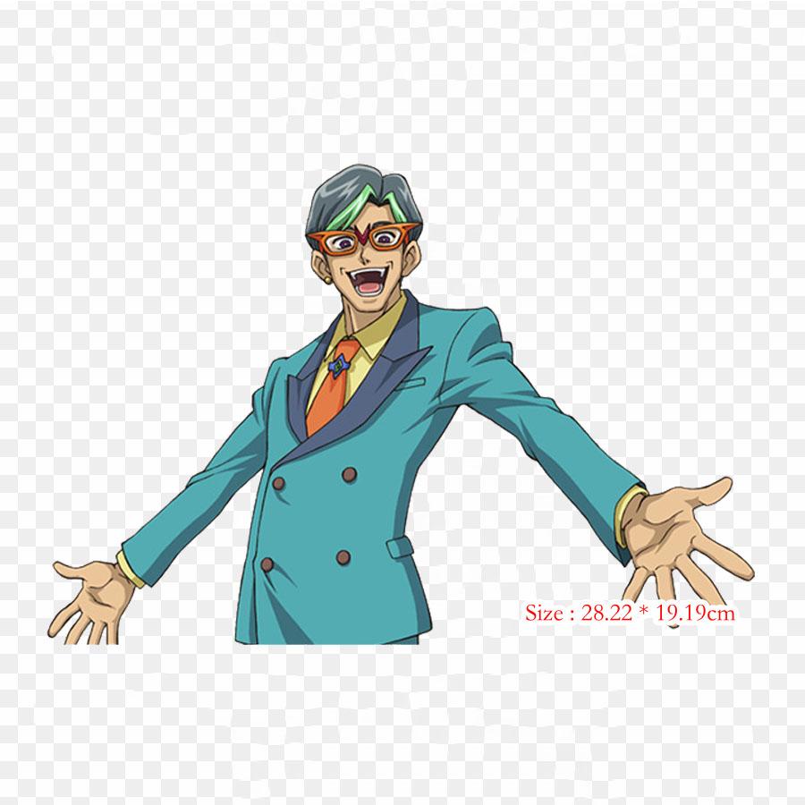 Одежда Юги Муто Yu-gi-oh! Термонаклейки для одежды Аппликации Наклейки на одежду Термочувствительный Индивидуальный патч
