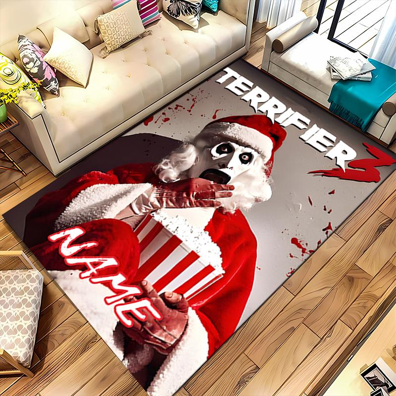 Custom personalization Terrifier Art the Clown Area Rug - Perfect For Kitchen, Bathroom,Laundry Room Decor Large Size Available,Gift All Seasons