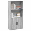 VidaXL Bookcase Sonoma Grey 60x24x120 Cm Engineered Wood, Bookshelf, Storage Rack, Book Holder, 860423