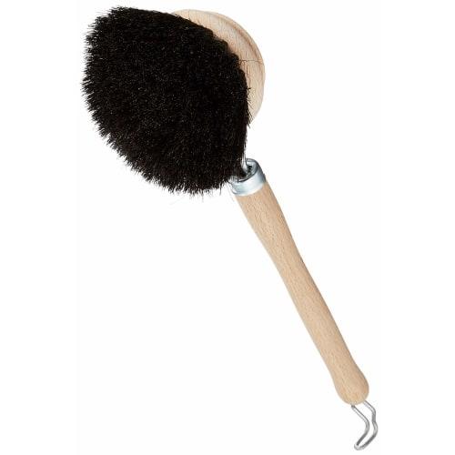 REDECKER/Redecker Handle Kitchen Brush (Soft Horsehair) for Cleaning Pots and Pans