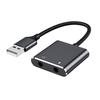 USB к 3,5 мм разъемам звуковой адаптер внешняя стерео звуковая карта для /ПК/ноутбука микрофоны USB к адаптеру для наушников