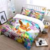 Charming creatures under blossoms Bedding sets Duvet covers Pillowcases(1* Duvet Cover 2* Pillowcases without duvet insert)