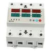 3-фазный регулируемый предохранитель напряжения 220 В с самовозвратом для защиты от повышенного и пониженного напряжения для бытовых нужд