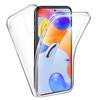 360 Double Soft Silicone Clear Case For Xiaomi Redmi Note 11 10 9 Pro 11S 10S 9S 9T 10C Poco X4 X3 NFC M4 M3 Pro 4G 5G Full Protect Shockproof Cover