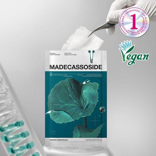 Mediheal Мадекассосид Эссенциальная Маска Восстановление Следов 10 шт.