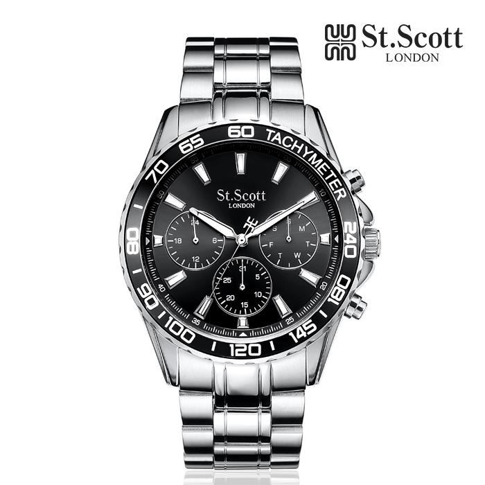 Мужские металлические часы Seinteuseukoteuleondeon St3058M Stout Multi